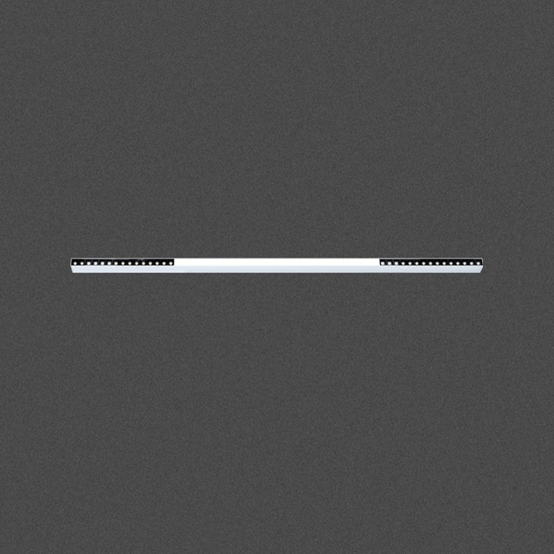 Metal Ceiling Light Fixture Minimalism Linear LED Flush Mount for Corridor