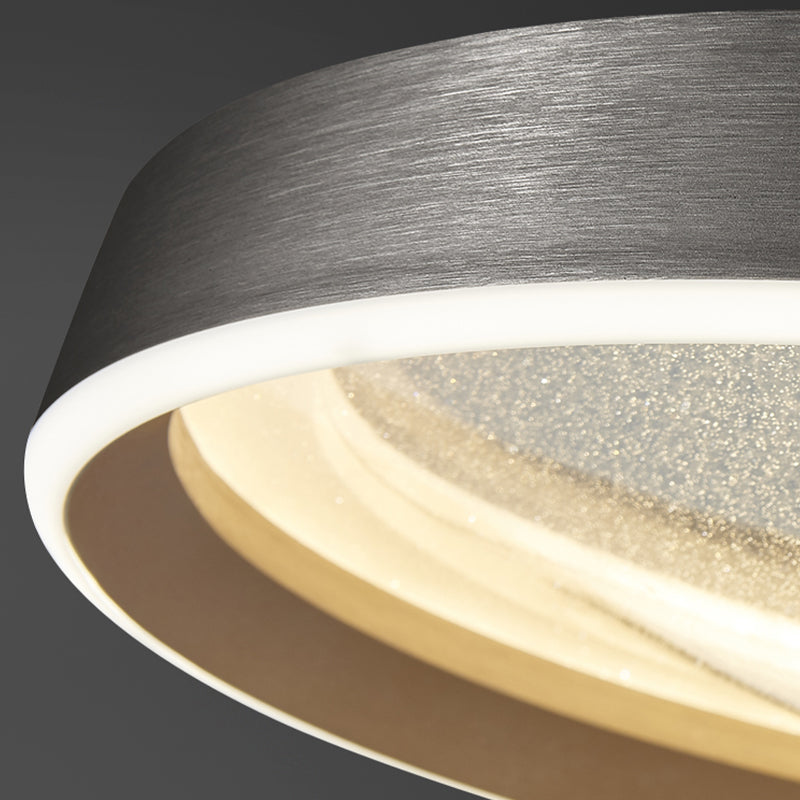 LED Modern Metal Flush Mount Circle Shape Ceiling Light with Acrylic Shade for Passage