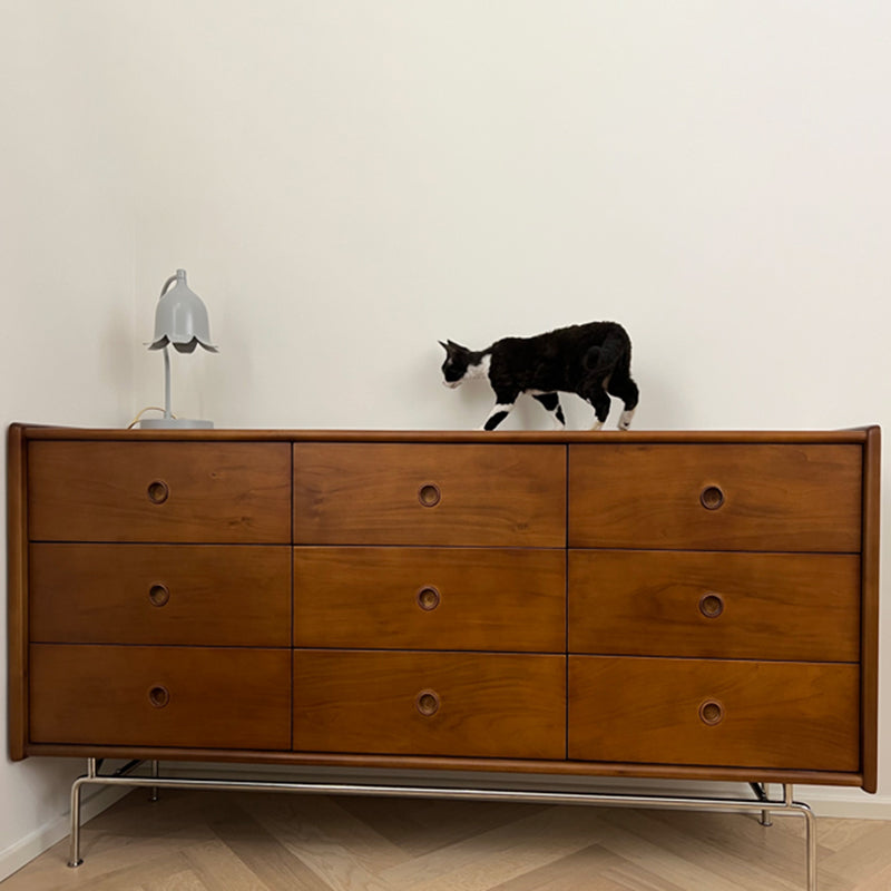 Modern Dresser Solid Wood Storage Chest Dresser with 9/6/5 Drawers
