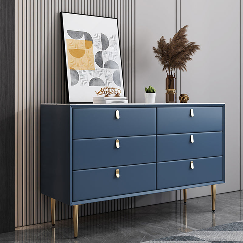 Stone Dresser Classic Glam Storage Chest Dresser with 6/5 Drawers