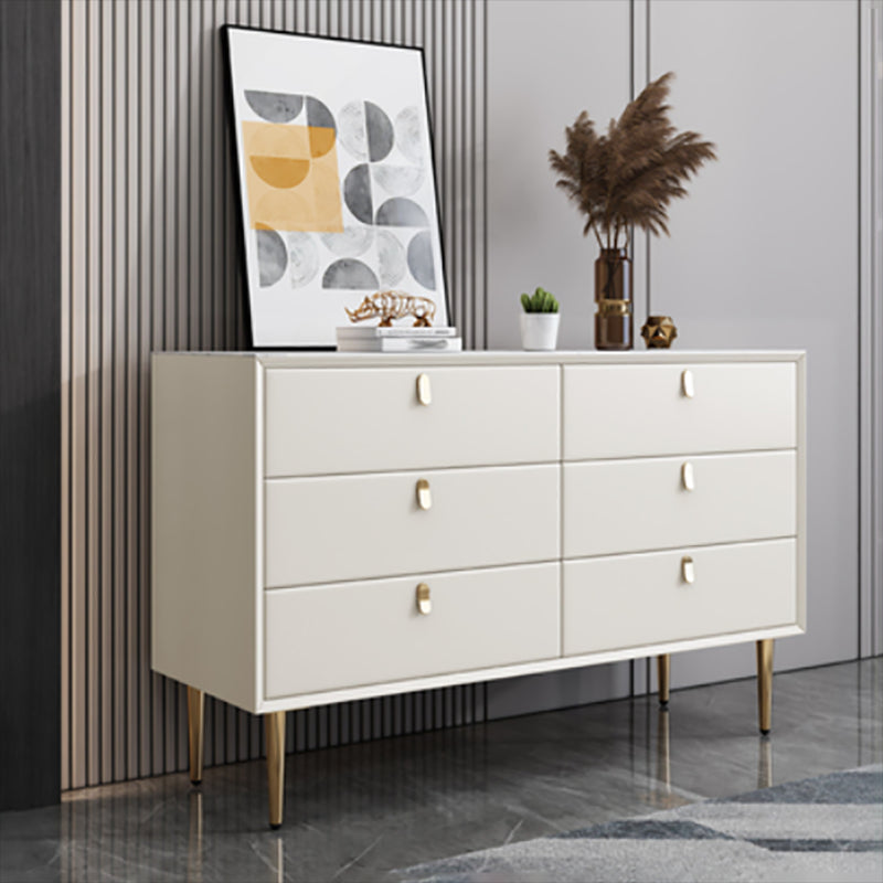 Stone Dresser Classic Glam Storage Chest Dresser with 6/5 Drawers