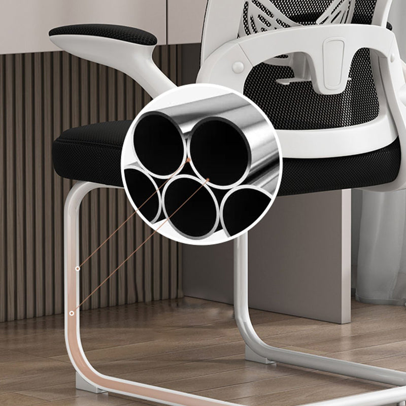 Removable Arms Desk Chair Tilt Mechanism No Distressing Ergonomic Chair without Wheels