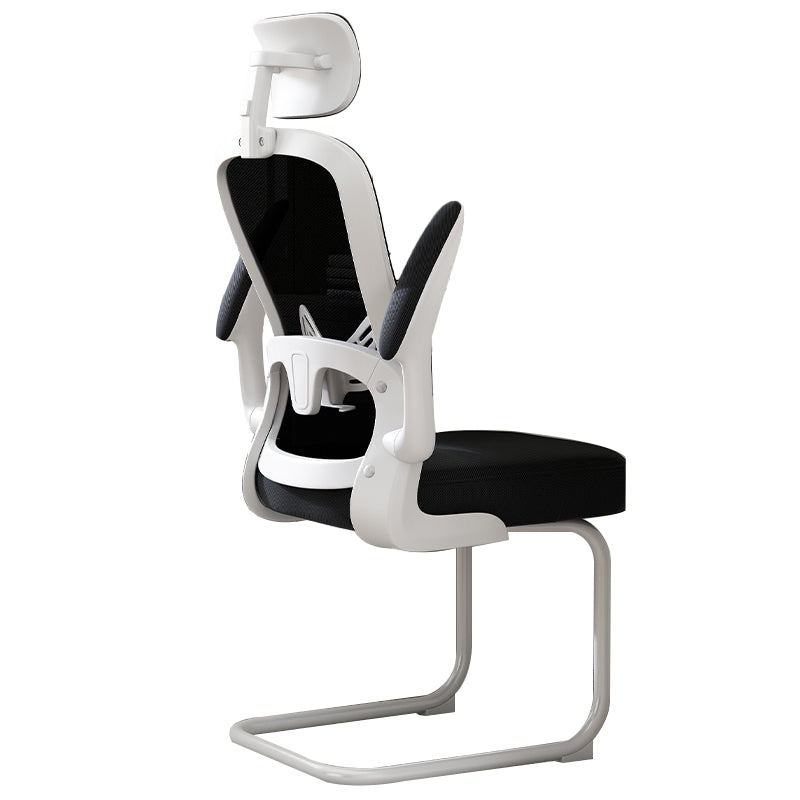 Removable Arms Desk Chair Tilt Mechanism No Distressing Ergonomic Chair without Wheels