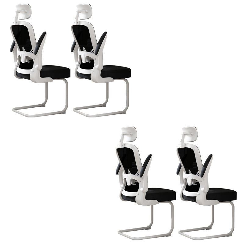 Removable Arms Desk Chair Tilt Mechanism No Distressing Ergonomic Chair without Wheels