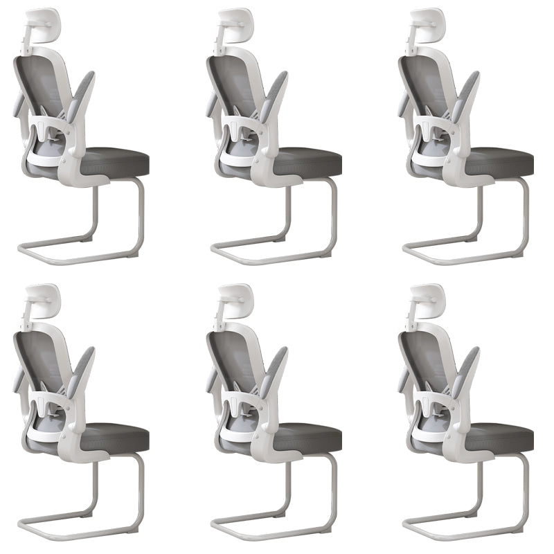 Removable Arms Desk Chair Tilt Mechanism No Distressing Ergonomic Chair without Wheels