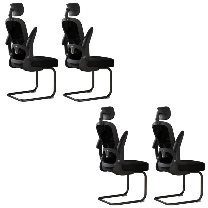 Removable Arms Desk Chair Tilt Mechanism No Distressing Ergonomic Chair without Wheels