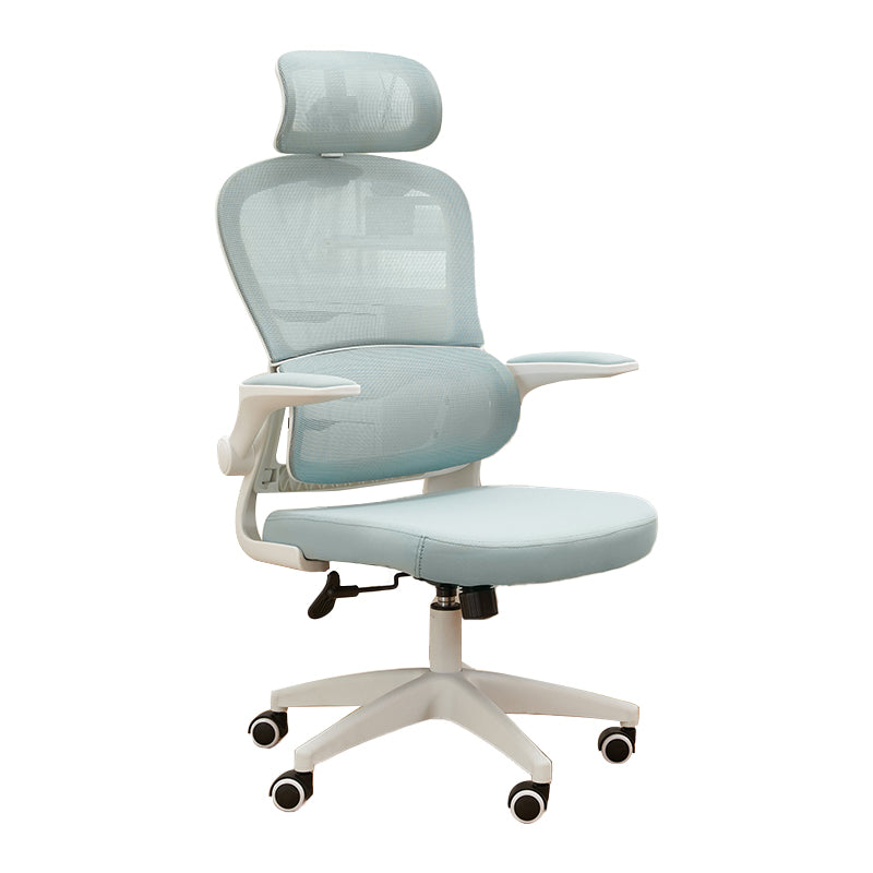 Contemporary Height-adjustable Office Chair Mesh-back Desk Chair for Office
