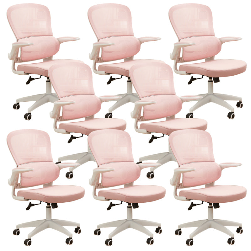 Contemporary Height-adjustable Office Chair Mesh-back Desk Chair for Office
