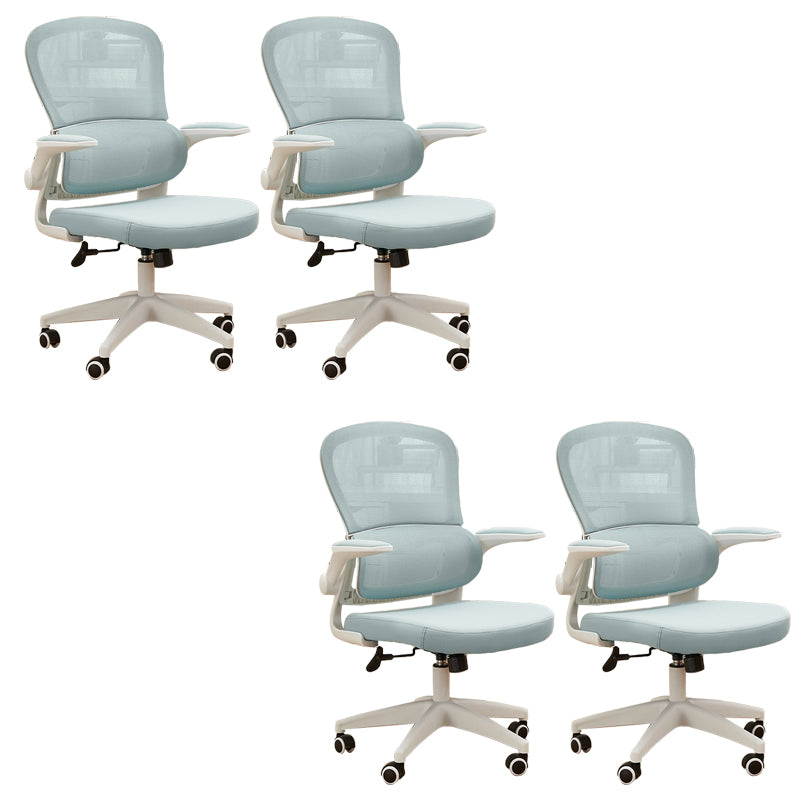 Contemporary Height-adjustable Office Chair Mesh-back Desk Chair for Office