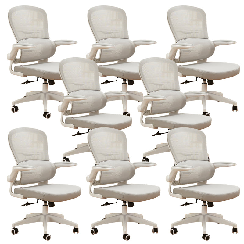 Contemporary Height-adjustable Office Chair Mesh-back Desk Chair for Office