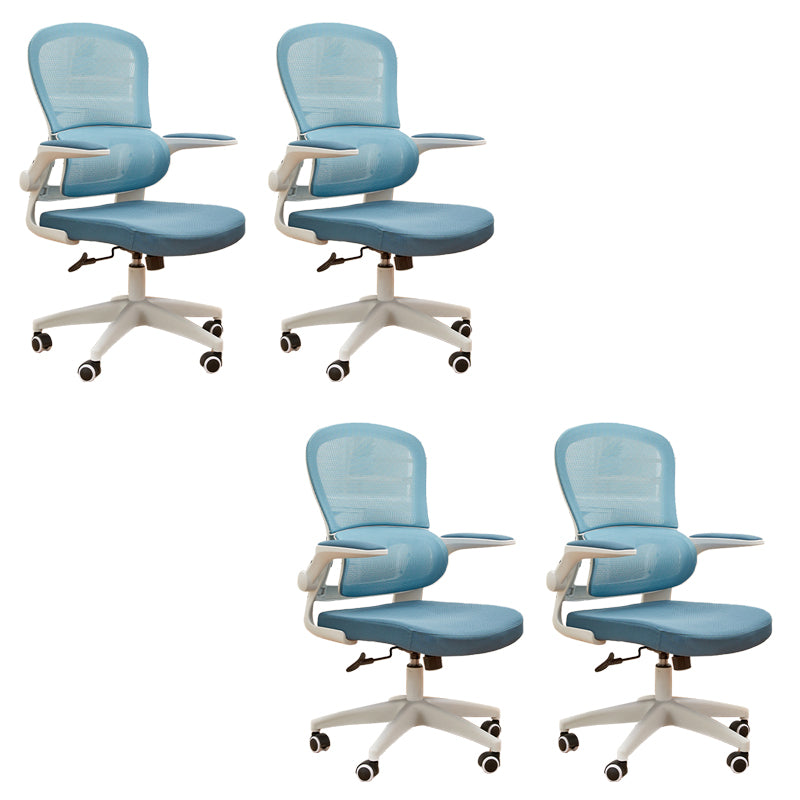 Contemporary Height-adjustable Office Chair Mesh-back Desk Chair for Office