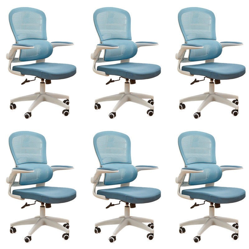 Contemporary Height-adjustable Office Chair Mesh-back Desk Chair for Office
