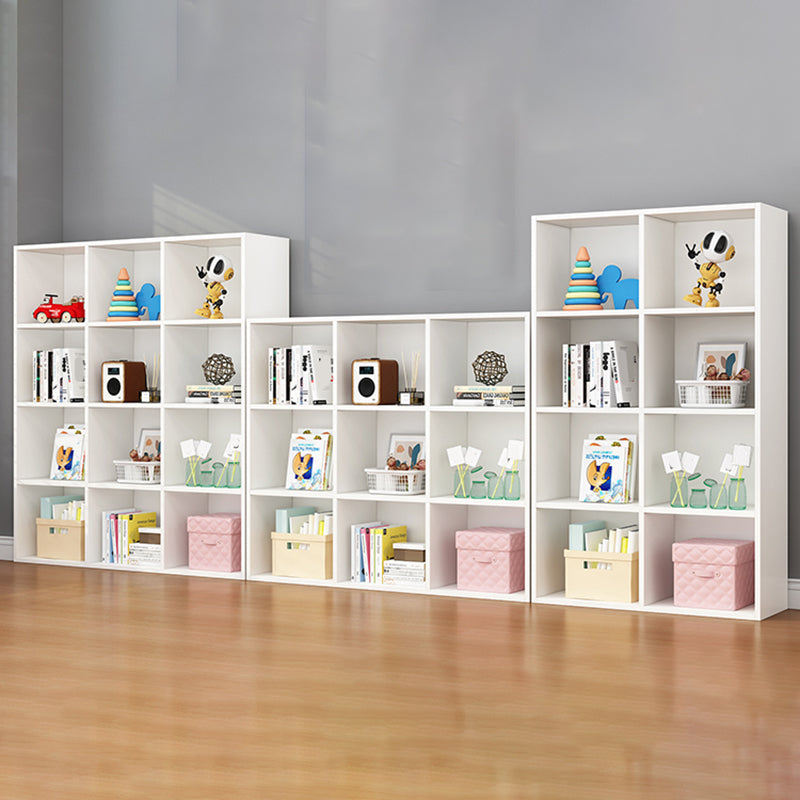 Engineered Wood Bookcase Standard Closed Back Scandinavian Bookshelf