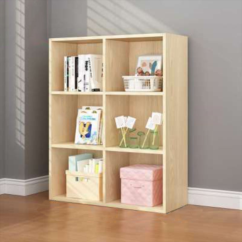 Engineered Wood Bookcase Standard Closed Back Scandinavian Bookshelf