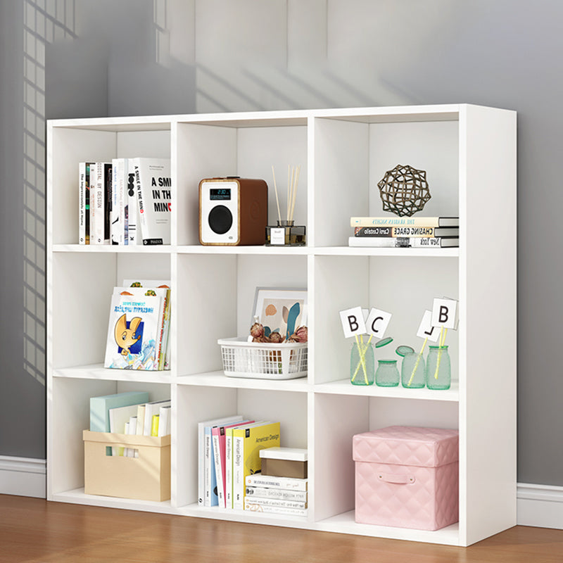 Engineered Wood Bookcase Standard Closed Back Scandinavian Bookshelf