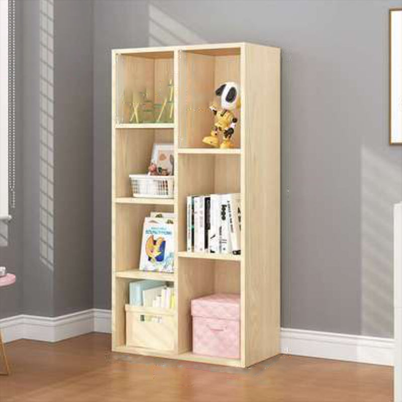 Engineered Wood Bookcase Standard Closed Back Scandinavian Bookshelf
