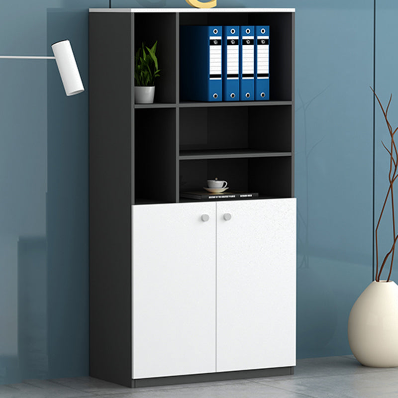 Modern File Cabinet Wood Vertical Home or Office Storage Shelves File Cabinet