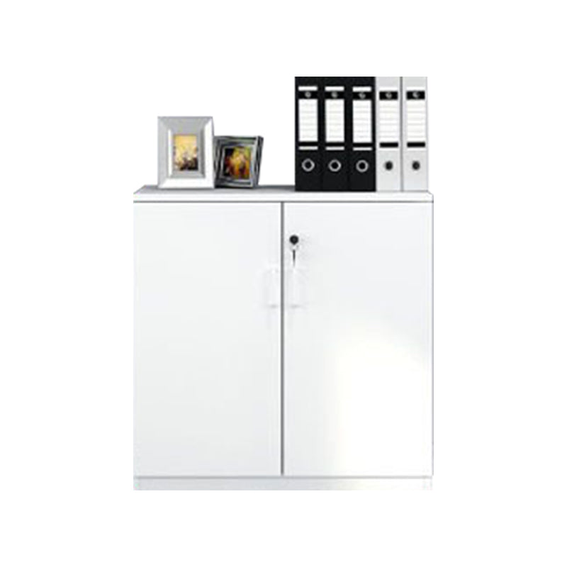 Modern File Cabinet White Wooden Frame Storage Lateral File Cabinet