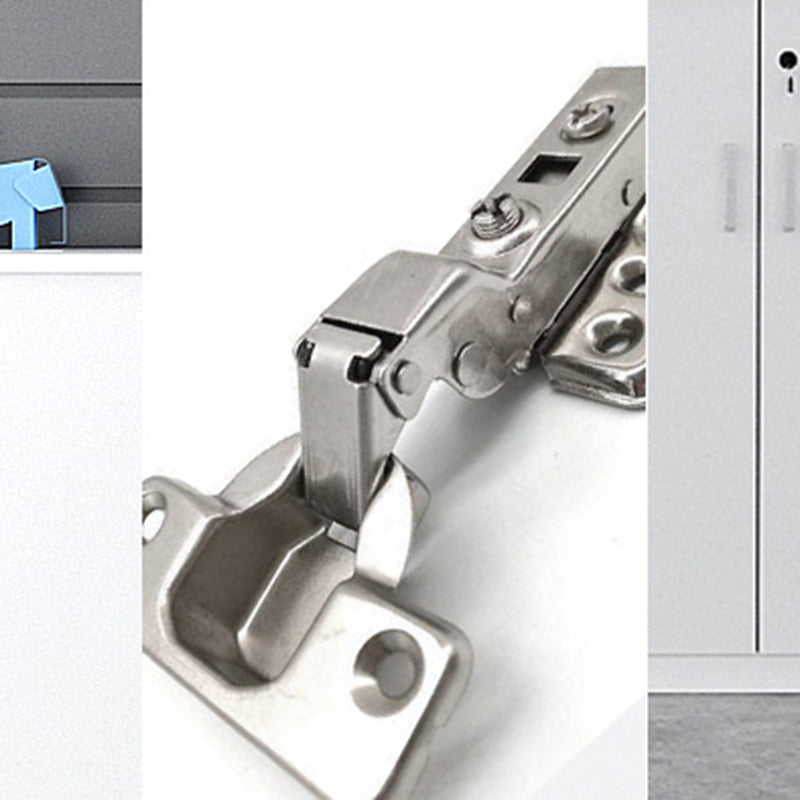 Modern File Cabinet White Wooden Frame Storage Lateral File Cabinet