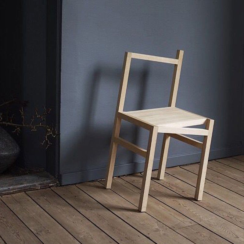 Modern Simple Side Chair Wooden Base Side Dining Chair for Dining Room
