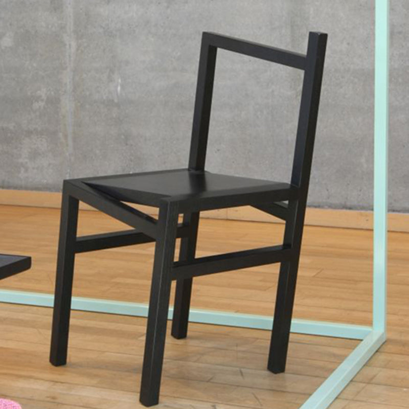 Modern Simple Side Chair Wooden Base Side Dining Chair for Dining Room