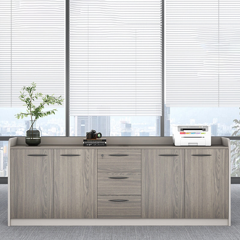 Medieval Modern Cabinet Steel Wooden Frame Storage File Cabinet