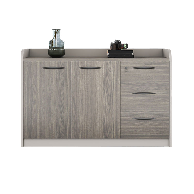 Medieval Modern Cabinet Steel Wooden Frame Storage File Cabinet