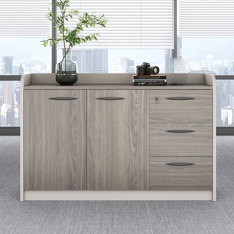 Medieval Modern Cabinet Steel Wooden Frame Storage File Cabinet