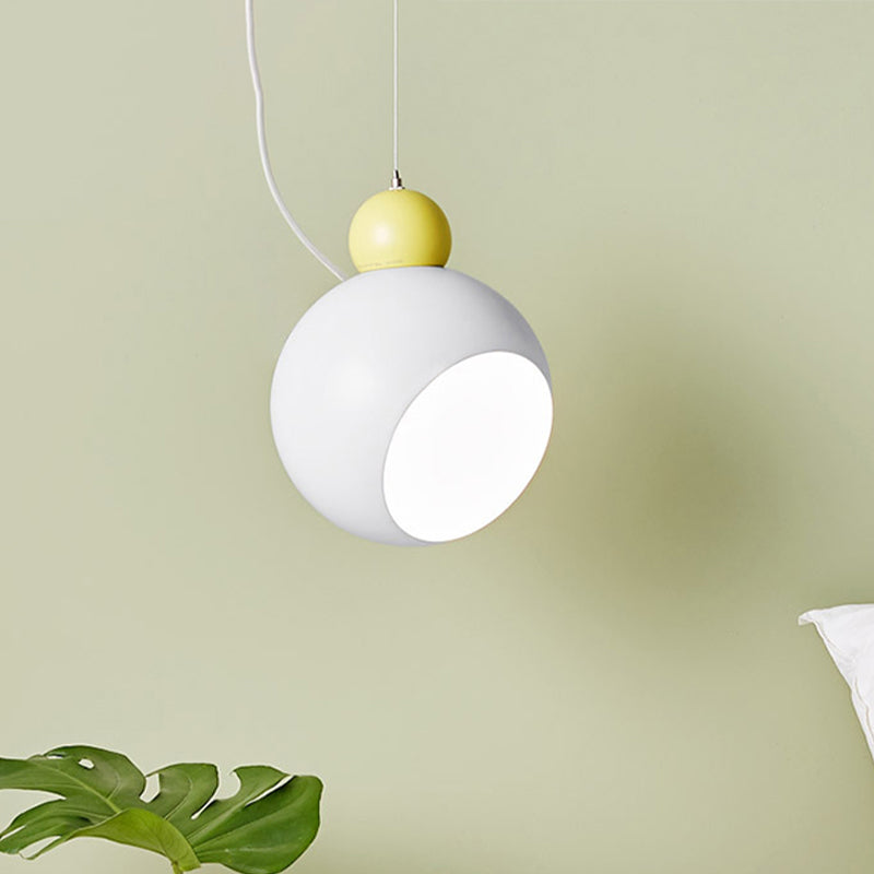 Lámpara colgante colgada con estilas con estilo nórdico 1 Luz de la sala de estar de la sala de estar en verde/blanco