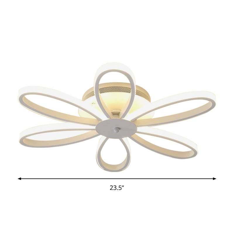 Chrysanths plafonnier luminaire en acrylique moderne salon à lad