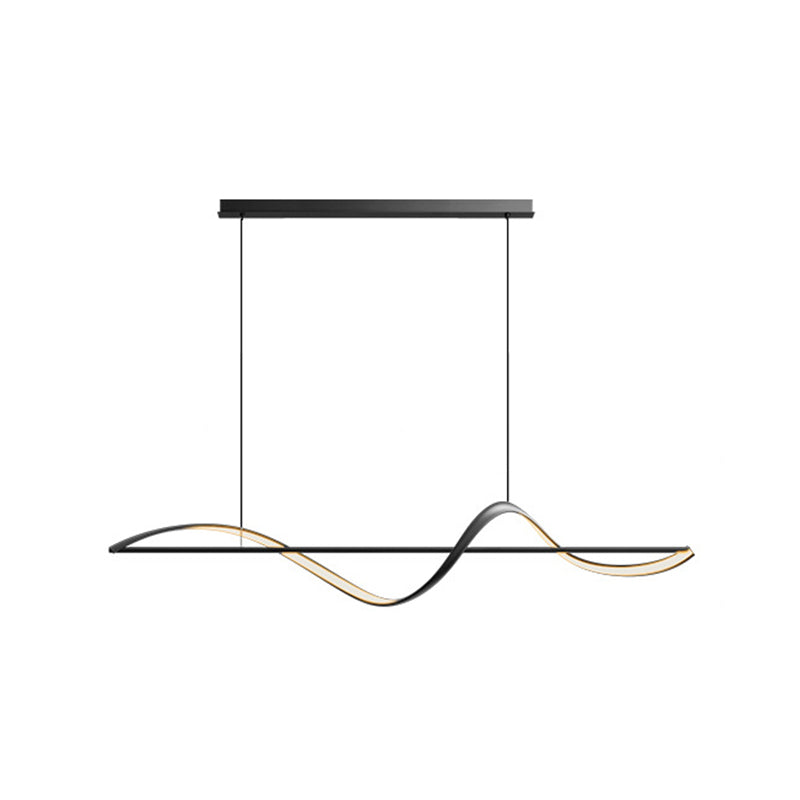 Unique Shape Modern Pendant Lighting Fixtures Metal 1 Light Island Light Fixture
