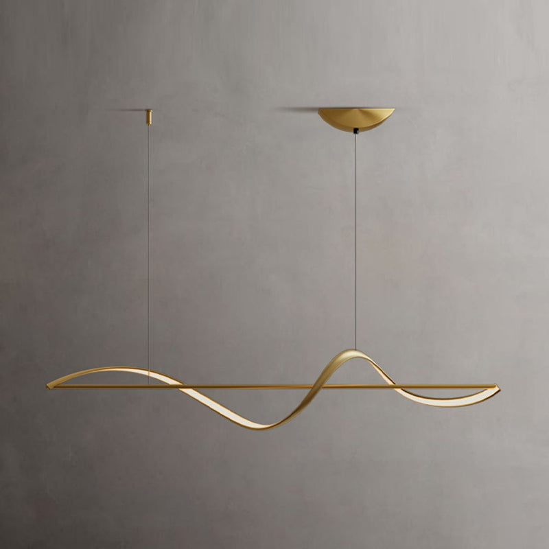 Unique Shape Modern Pendant Lighting Fixtures Metal 1 Light Island Light Fixture