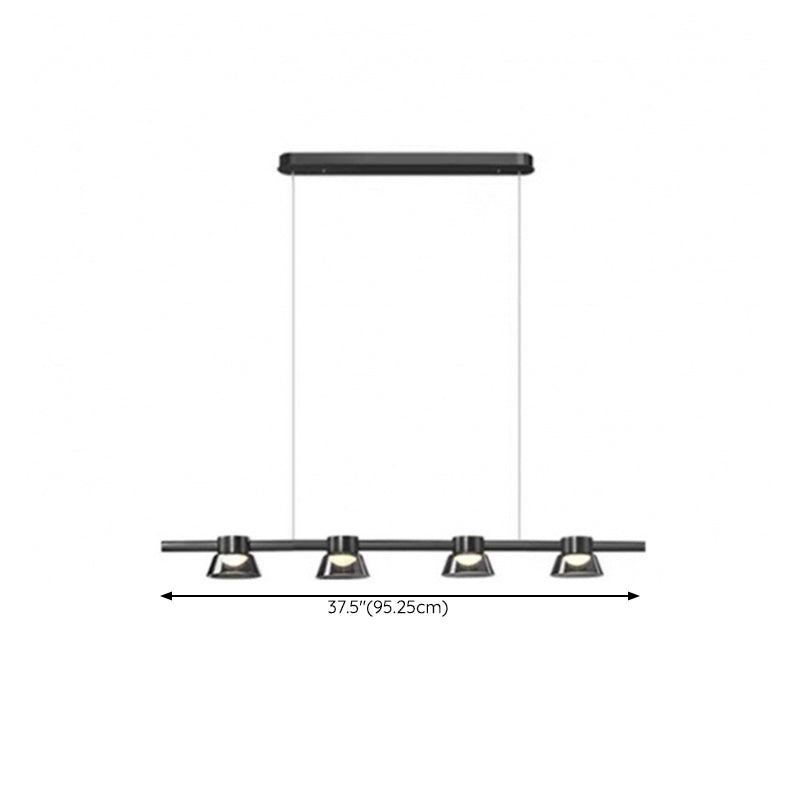 Modern Pendant Lighting Fixtures Glass Island Light Fixture for Living Room