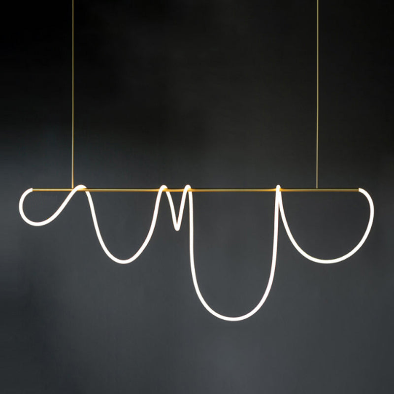 Modern Pendant Lighting Fixtures Metal 1 Light Island Light Fixture