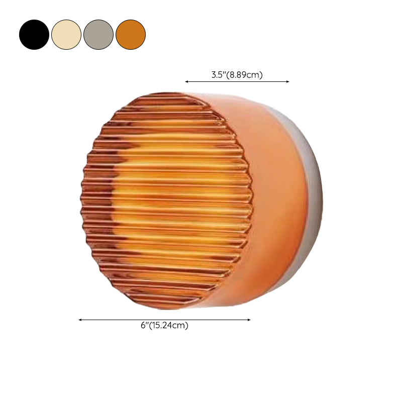 Simple Shape Wall Light Fixture Modern Glass Wall Light Fixtures for Wash Room