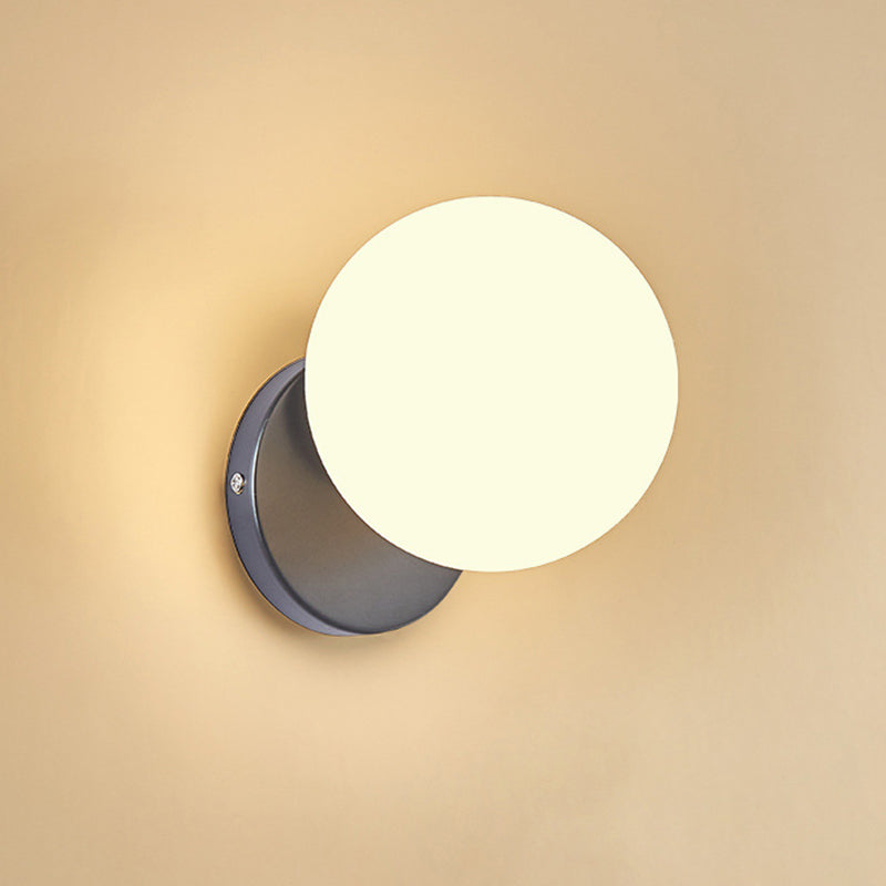 Single Golden/Silver Contemporary Glass Shaded Statement Bathroom Vanity Light