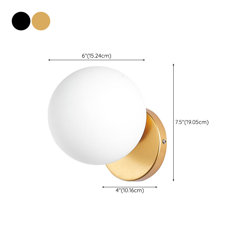 Single Golden/Silver Contemporary Glass Shaded Statement Bathroom Vanity Light