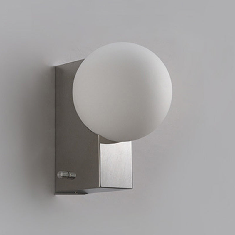 Simple Shape Wall Light Fixture Glass Shade Wall Light Fixtures