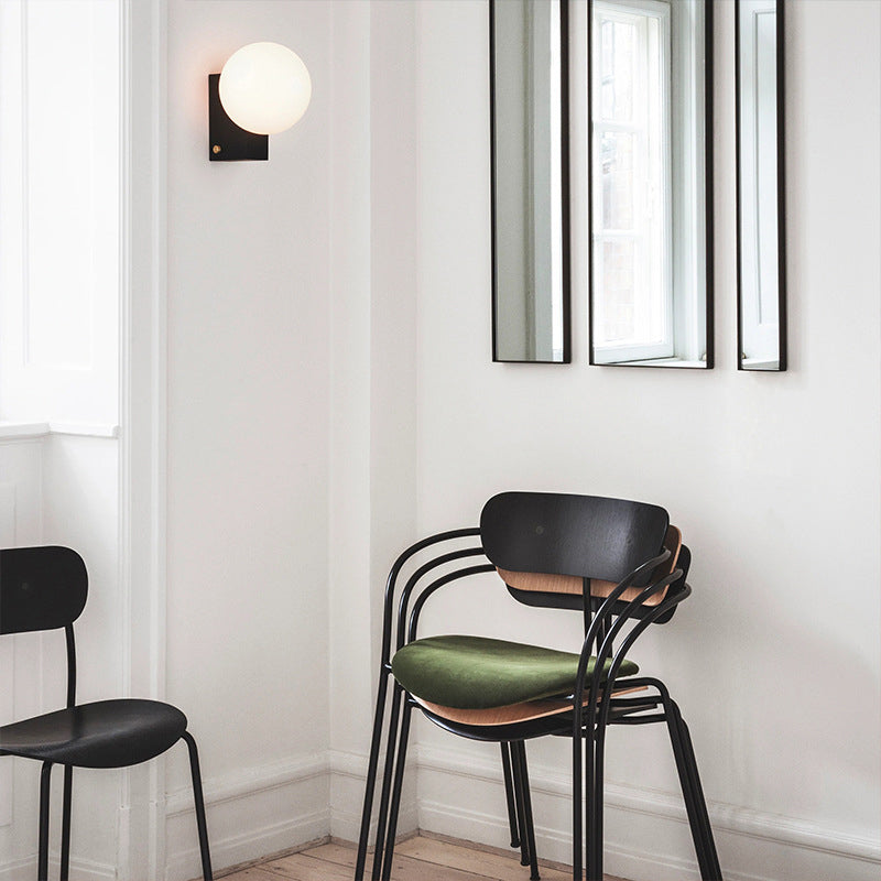 Simple Shape Wall Light Fixture Glass Shade Wall Light Fixtures