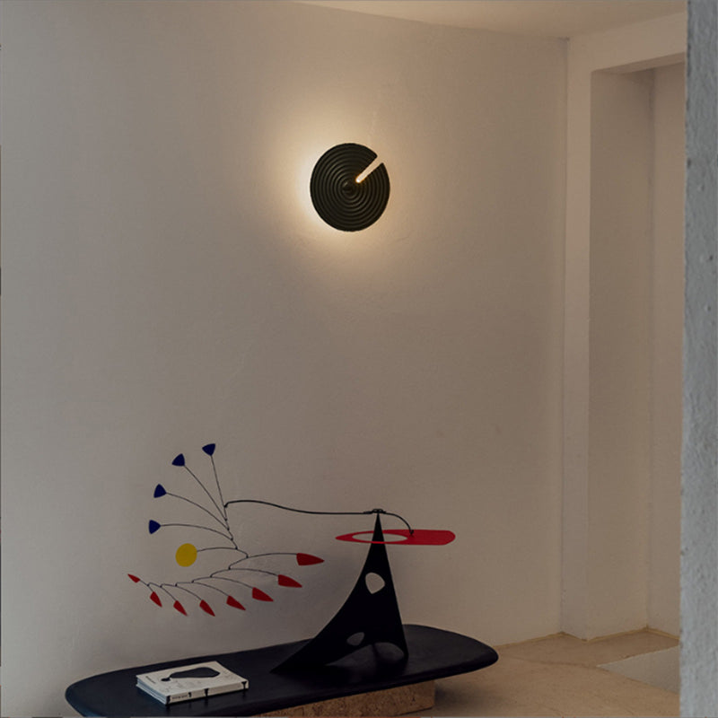 Unique Shape Wall Light Fixture Modern Metal Wall Light Fixtures in Black