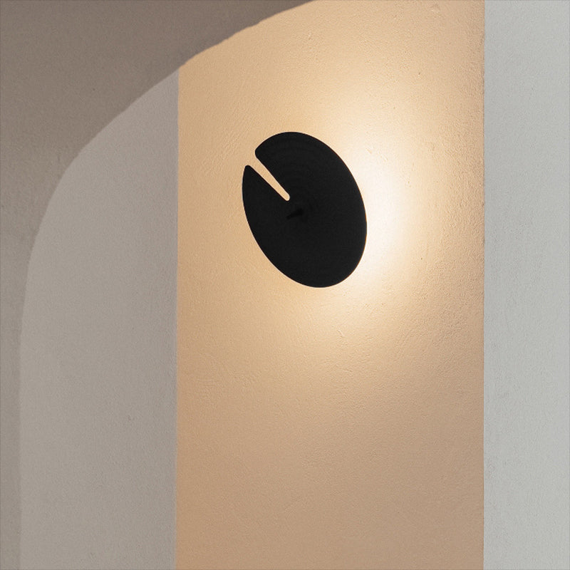 Unique Shape Wall Light Fixture Modern Metal Wall Light Fixtures in Black