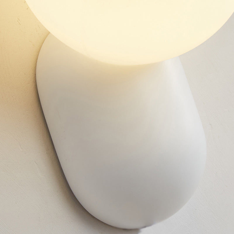 Contemporary Minimalist Wall Light Fixture with PE Shade for Sitting Room