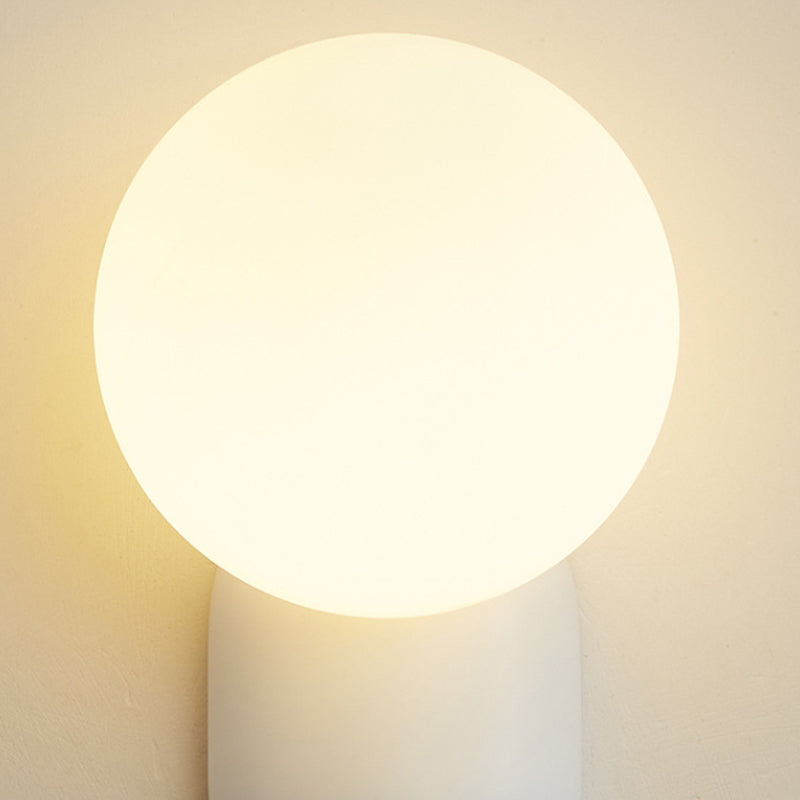 Contemporary Minimalist Wall Light Fixture with PE Shade for Sitting Room