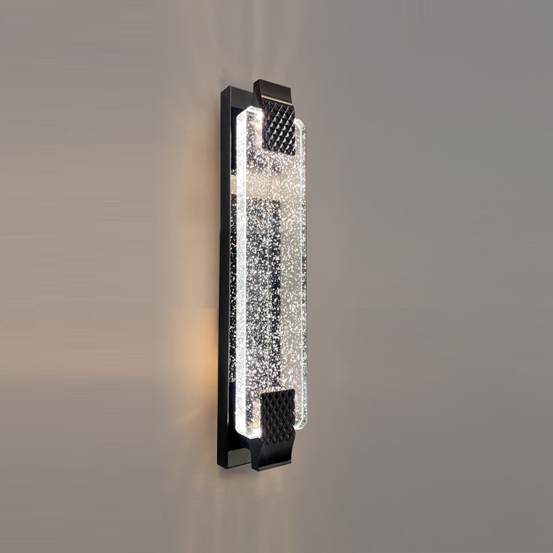 Modern Sconce Light Fixture Crystal Shade Wall Sconce Lighting for Bedroom