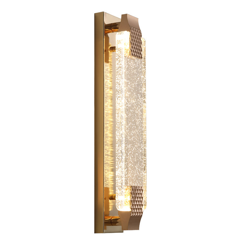 Modern Sconce Light Fixture Crystal Shade Wall Sconce Lighting for Bedroom