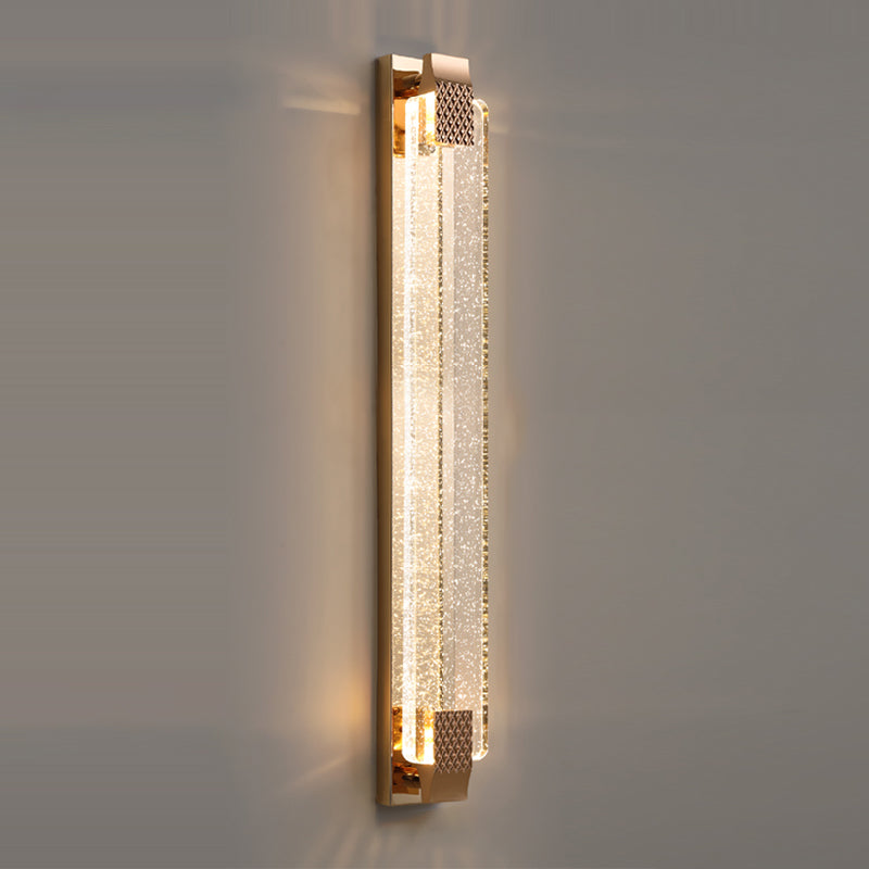 Modern Sconce Light Fixture Crystal Shade Wall Sconce Lighting for Bedroom