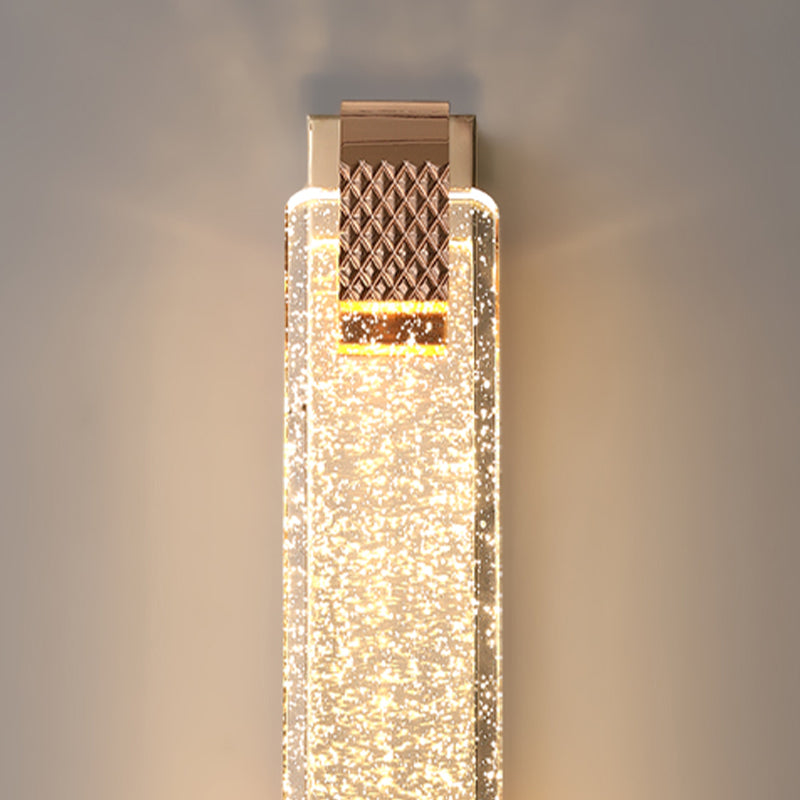 Modern Sconce Light Fixture Crystal Shade Wall Sconce Lighting for Bedroom