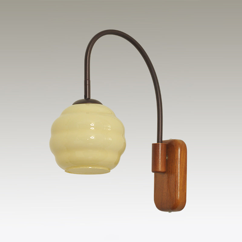 Modern Sconce Light Fixture Glass Shade Wall Light Sconce for Bedroom