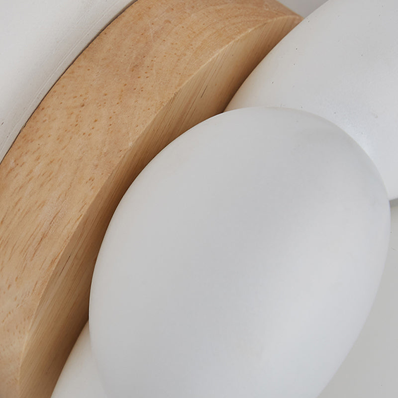 Modern Sconce Light Fixture Pink/White Wall Light Sconce for Bedroom