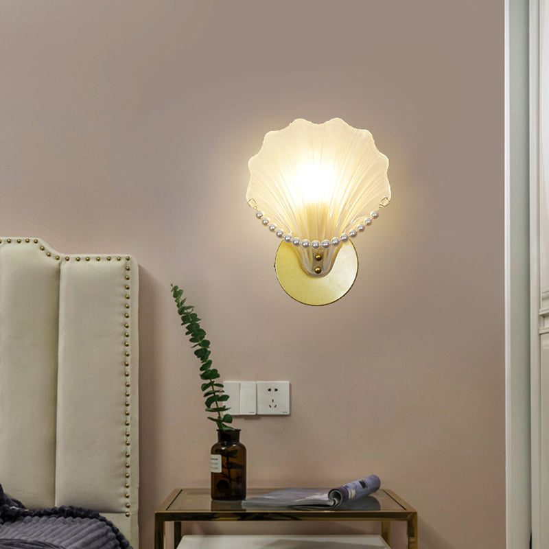 Modern Unique Wall Lamp Glass Wall Sconce Lighting for Bedroom